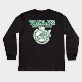 Turtle's Records and Tapes - Double Stamp Wednesdays! Kids Long Sleeve T-Shirt